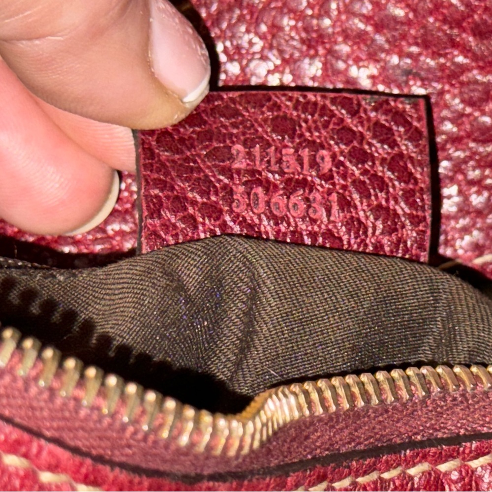 Authentic Gucci Bamboo Top Handle Bag – Red Leather, Gold Hardware - Picture 10 of 11